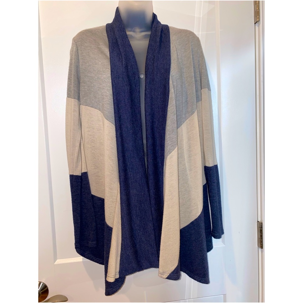 Color Block Cardigan
